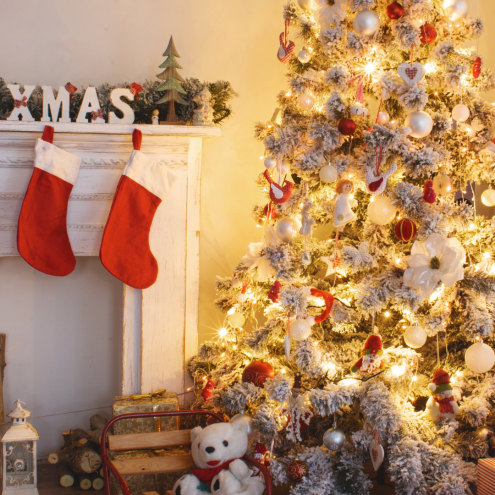 ¿Cómo puedo decorar el hogar en Navidad?