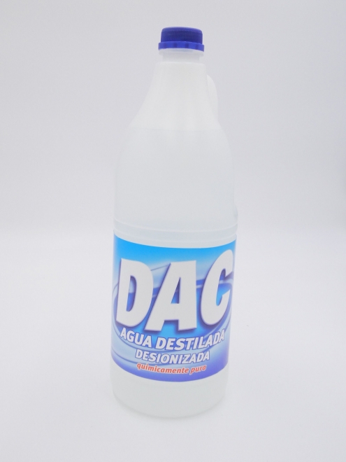 DAC Agua destilada desionizada 2L