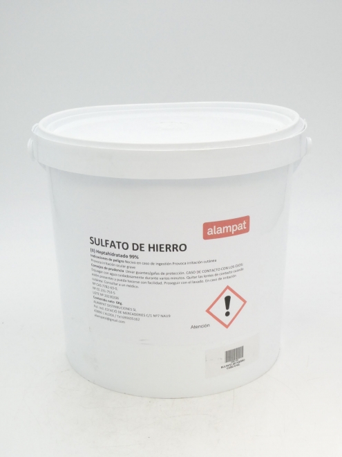 ALAMPAT Sulfato de Hierro Cubo 6 kg