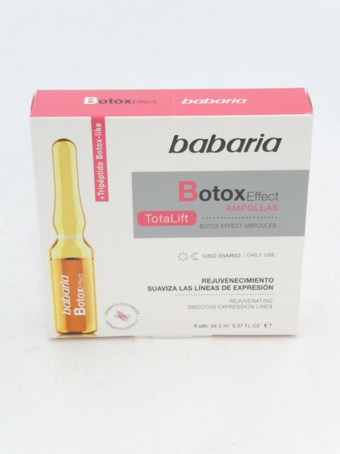 BABARIA Ampollas con Efecto Botox 5 u de 2 ml
