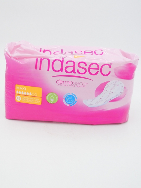INDASEC Compresas Maxi Classic 15 u